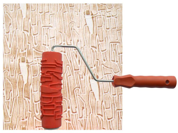 Валик фактурный резиновый рисунок короед