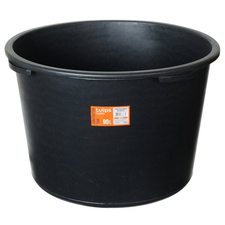 Емкость строительная Tulips tools, круглая, 90 л